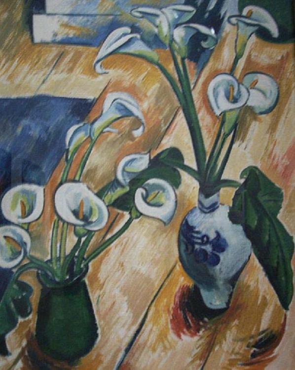 Max Pechstein Calla Lillies